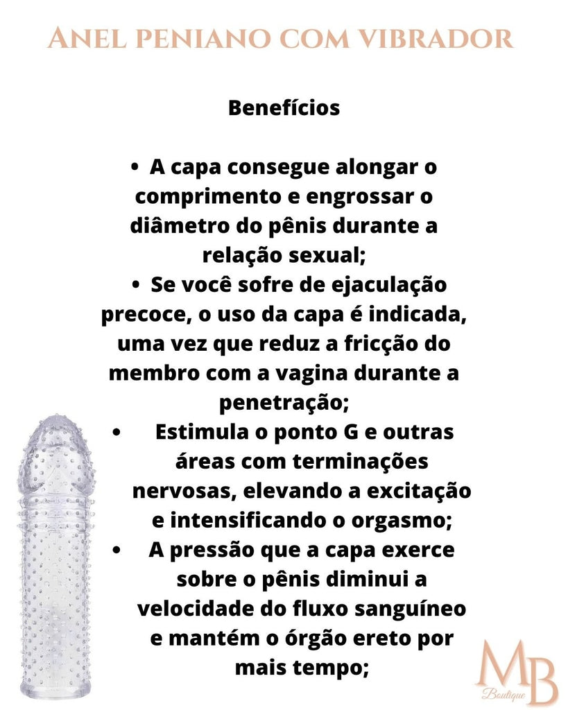 kit - Anel peniano com vibrador + Masturbador EGG + Capa peniana transparente