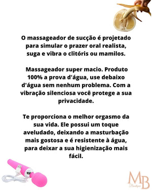 Vibrador varinha mágica