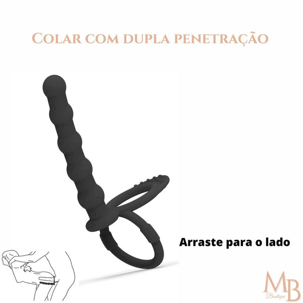 Colar com dupla penetração