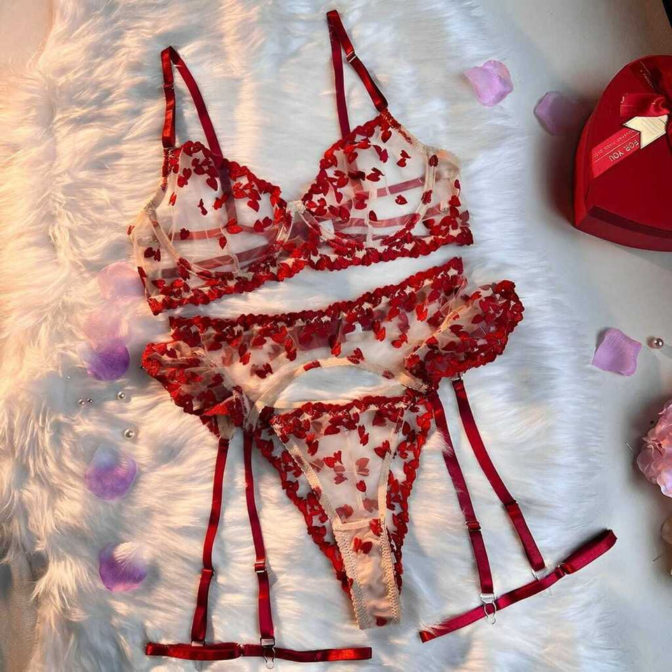 Lingerie com cinta liga (não acompanha meia)