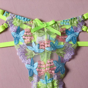 Lingerie bordado em flores