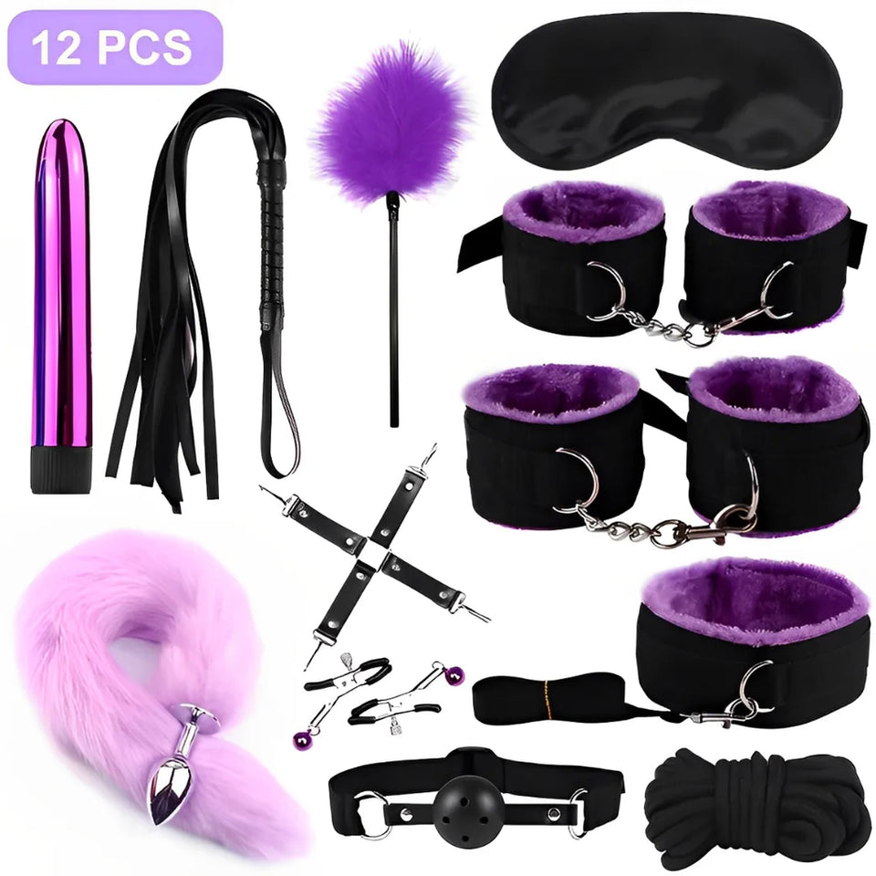 Kit BDSM com 12 peças