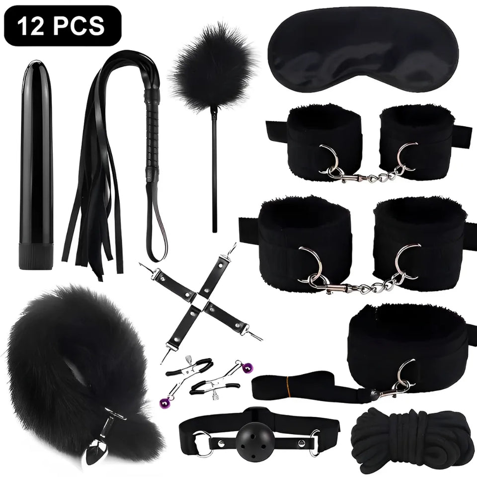 Kit BDSM com 12 peças