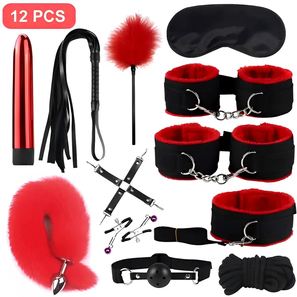 Kit BDSM com 12 peças