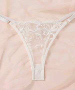 Lingerie Transparente com regulagem na calcinha