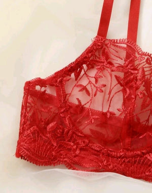 Lingerie Transparente com regulagem na calcinha