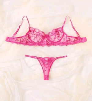 Lingerie Transparente com regulagem na calcinha