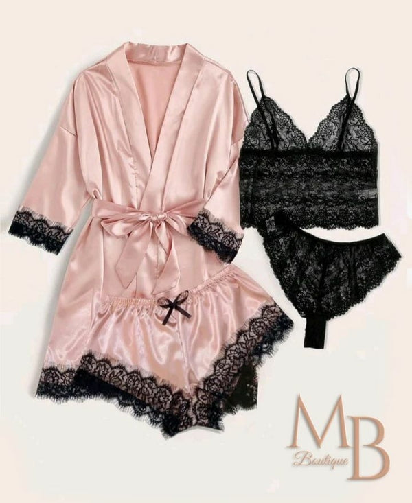 Conjunto de lingerie sem bojo