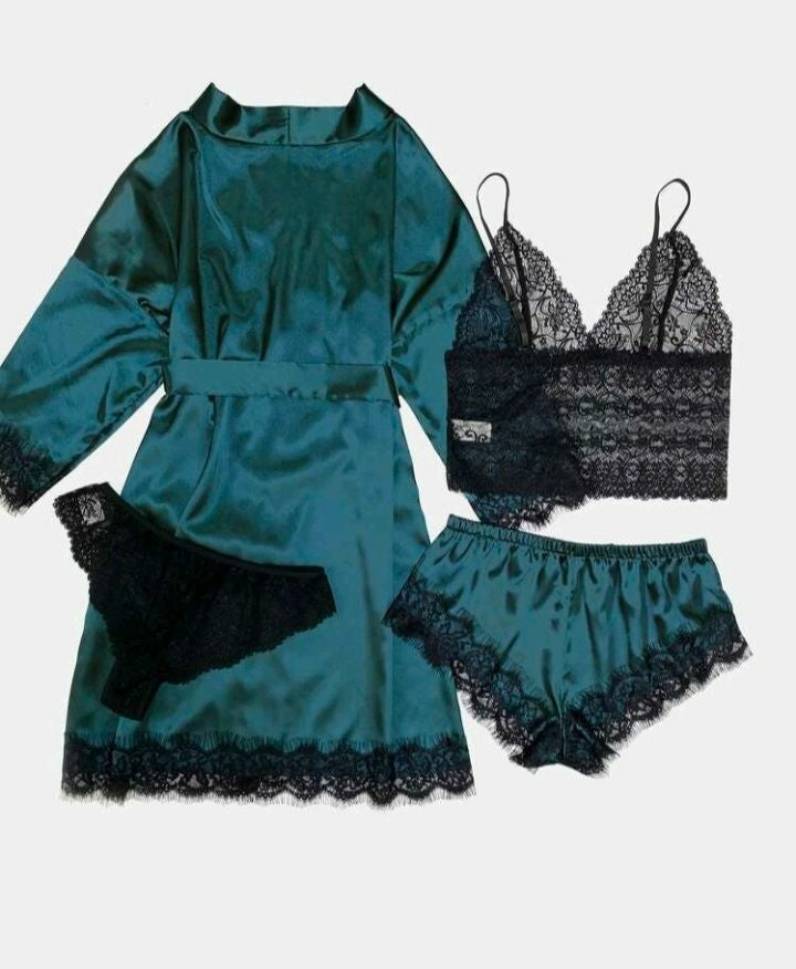 Conjunto de lingerie sem bojo